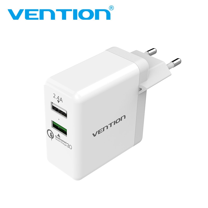 Ventie Quick Charger 3.0 Usb Fast Charger 3.0 + 2.4A Dual Poorten Power Adapter Voor Samsung Xiaomi Htc Google QC3.0 wall Charger