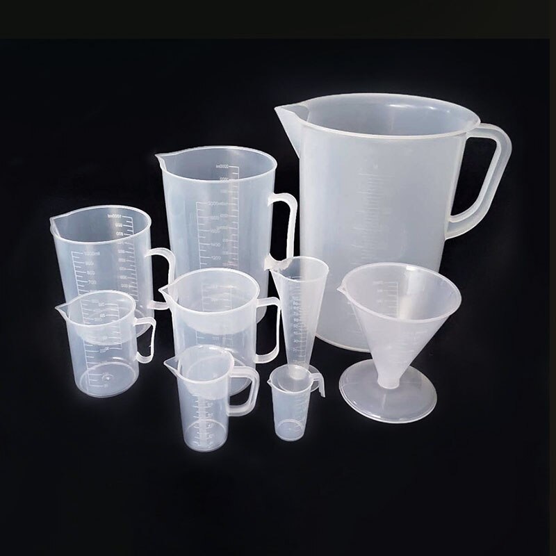 Clear Plastic Afgestudeerd Maatbeker Voor Bakken Beker Vloeistof Meet Cup Container