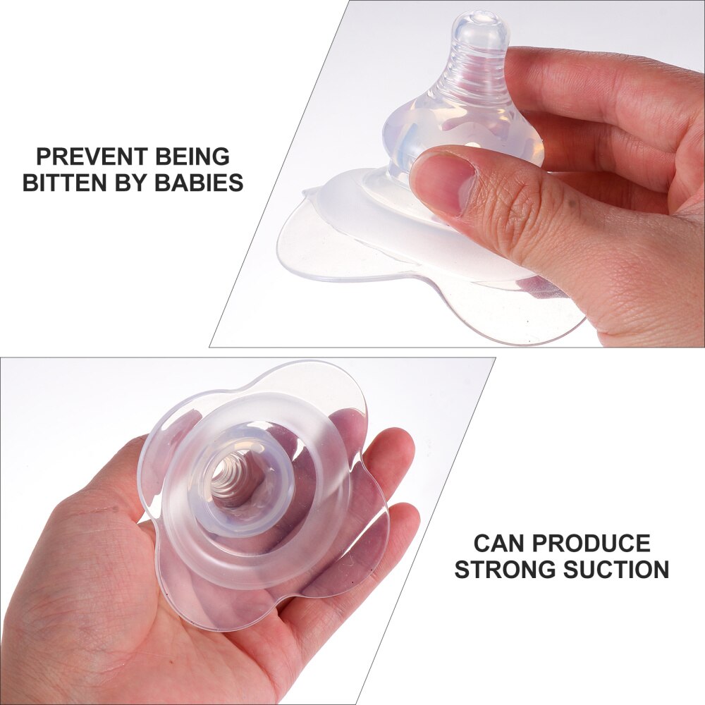 2pcs Breastfeeding Shield Silicone Nursing Assistant Protector