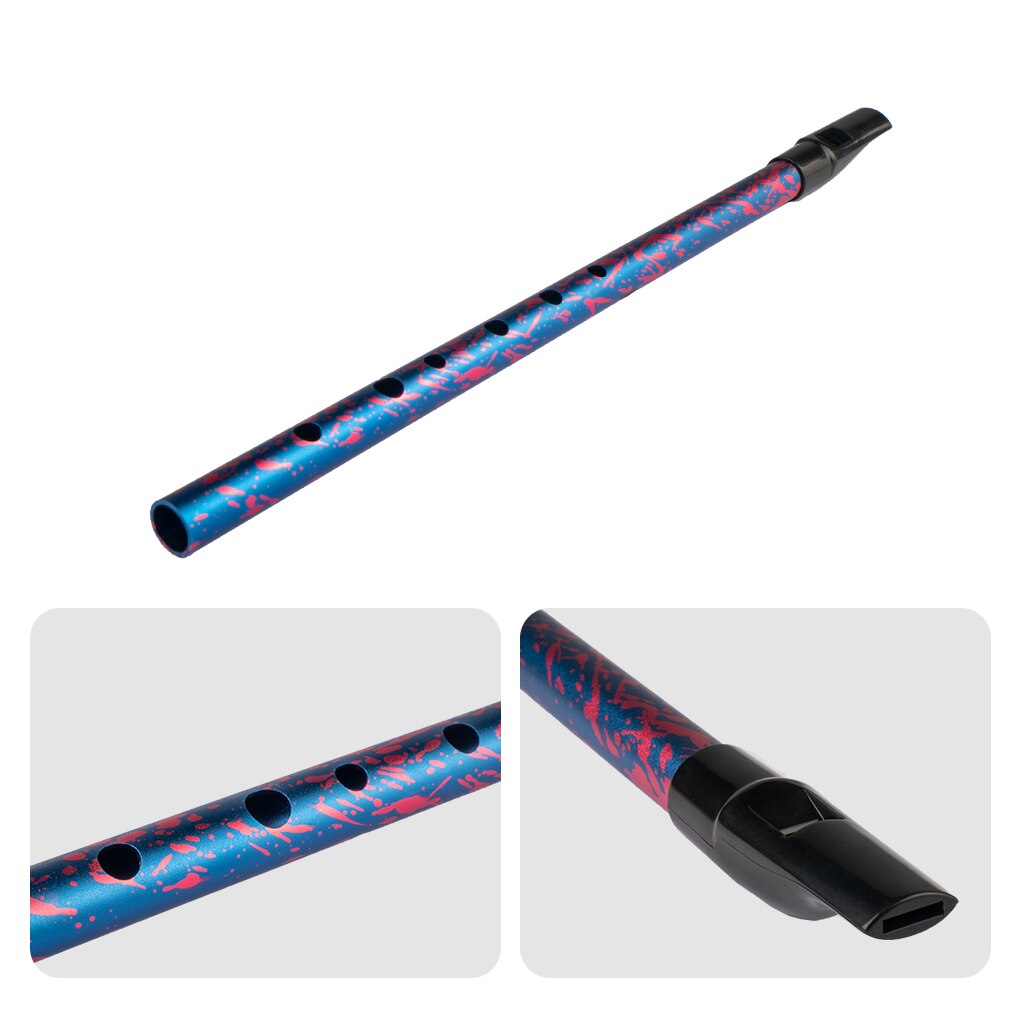 NAOMI Colorful Irish Whistle D Key Irish Six-holed Flageolet Scottish Penny Whistle w/ Clear Sound And Warm Tone