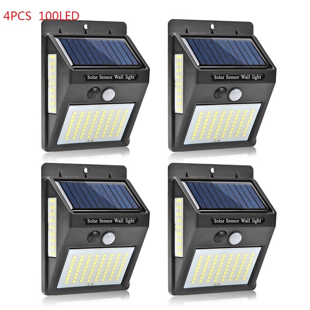 100 LED Solar Licht Garten Solar Lampe PIR Motion Vicedeal