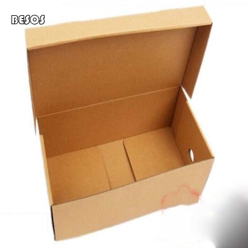 Kraft Paper Cutout Large Box Mall Activities Family Party Wallet belt Shoes Sandals Boots Cardboard Box