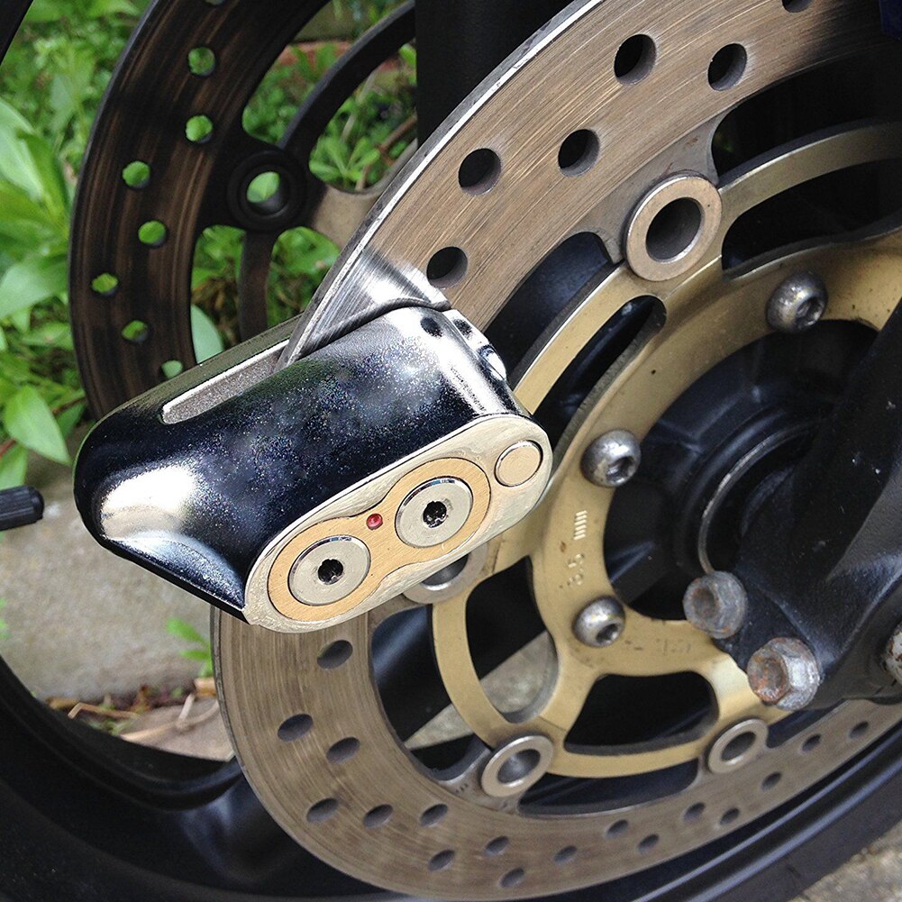Verrou de sécurité pratique pour moto avec frein à disque, cadenas antivol, clé universelle robuste pour Scooter