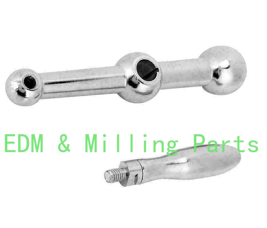 CNC Three Ball Milling Machine Crank Chrome Steel Mill Handle D26 For Bridgeport Mill Part