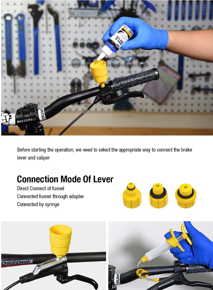 EZMTB Bicycle universal Hydraulic Bleed Kit Lite Version for shimano&amp;&amp;sram brake