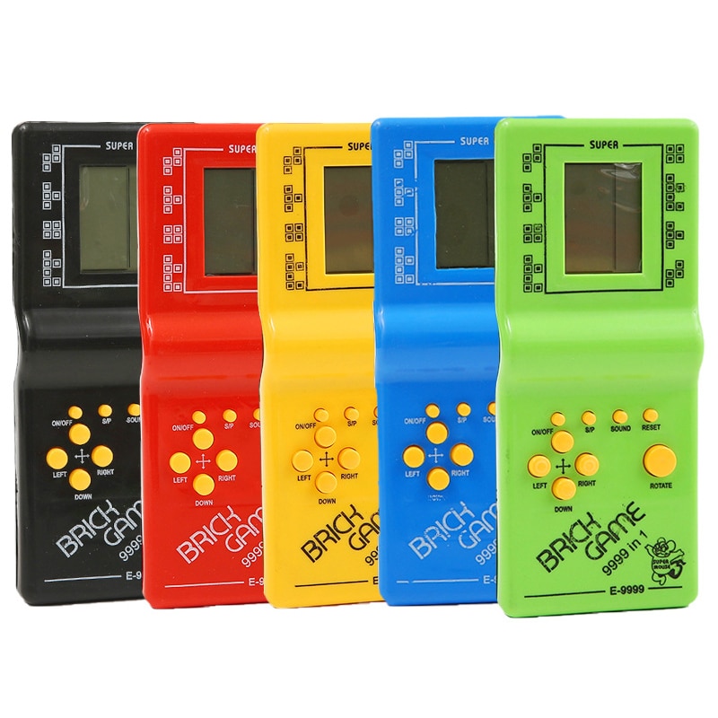 Plastic Tetris Hand Held Game Speler Lcd Elektronische Game Speelgoed Pocket Game Console Classic Childhood Voor Handheld Gaming