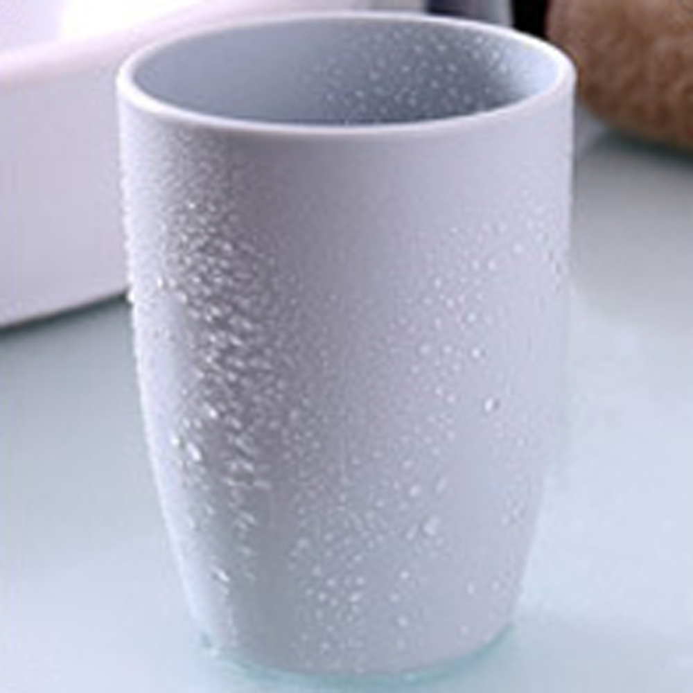 Solid Color Brushing Toothpaste Cup Toothbrush Holder Cup Plastic Cartoon Travel Bathroom Pendant Home Decoration: blue