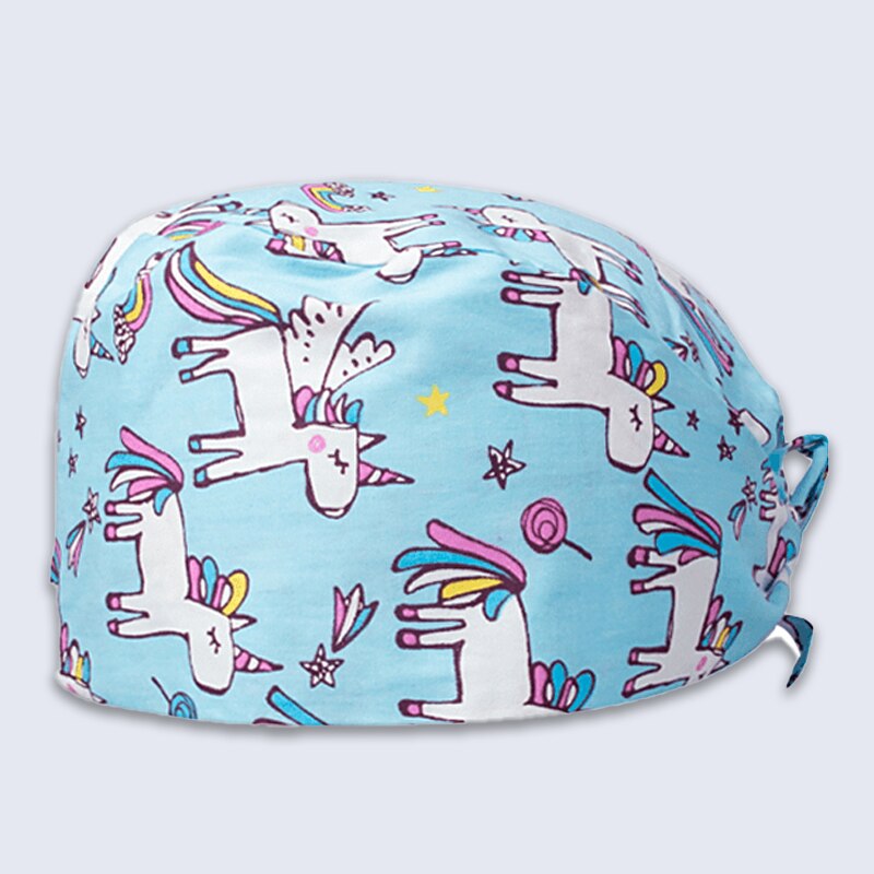 Sombrero de enfermera para médico y cirugía, gorros quirúrgicos para laboratorio, tienda de mascotas, médico, enfermería, para quirófano, para mujer, novedad: M-059