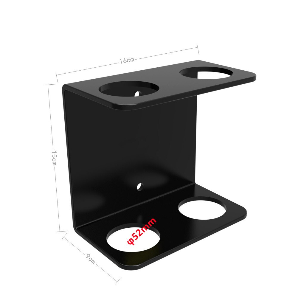 Barre de rangement verticale pour haltères, support de barre de poids mural pour la salle de sport à domicile permettant de gagner de l'espace: Double