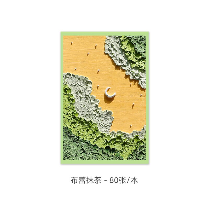 Olie Pastel Sticky Notes Gastenboek Note Notebook Zelfklevende Briefjes Student Briefpapier Schoolbenodigdheden Terug Naar School Memo Pad: 3