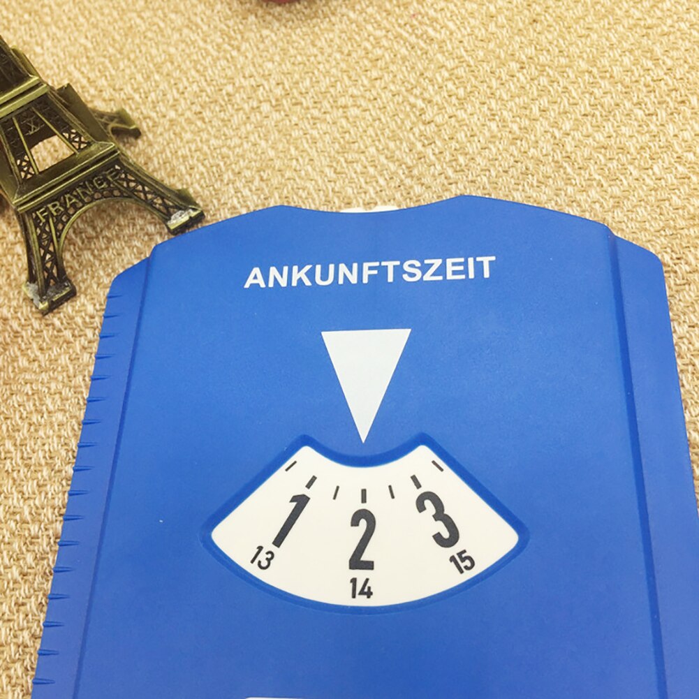 Plastic Car Parking Disc Timer Clock Time Display with Snow Scraper