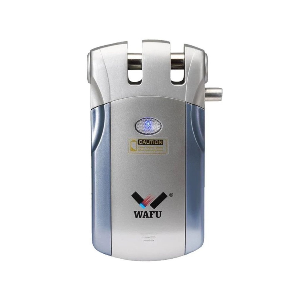 Wafu 019-cerradura de puerta eléctrica por Bluetooth con Control remoto, inteligente e Invisible táctil, , almacén de España, 433mhz