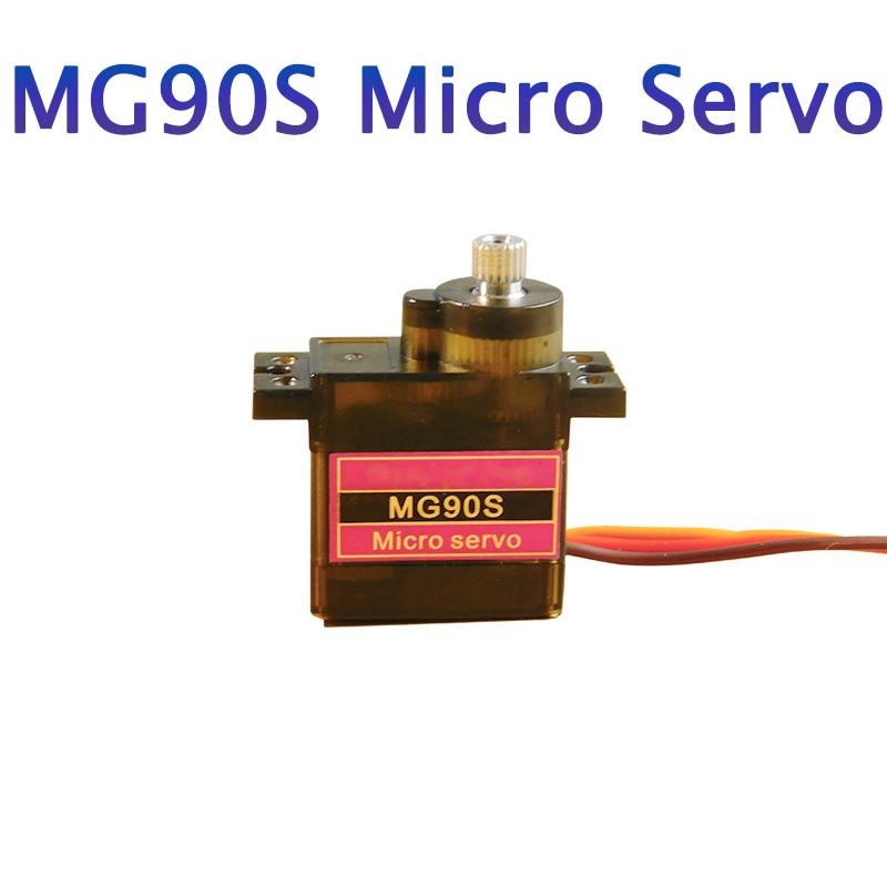 4pcs/lot TCP MG90S Metal gear Digital 9g Servo SG90 For Rc Helicopter pPlane Boat Car MG90 9G