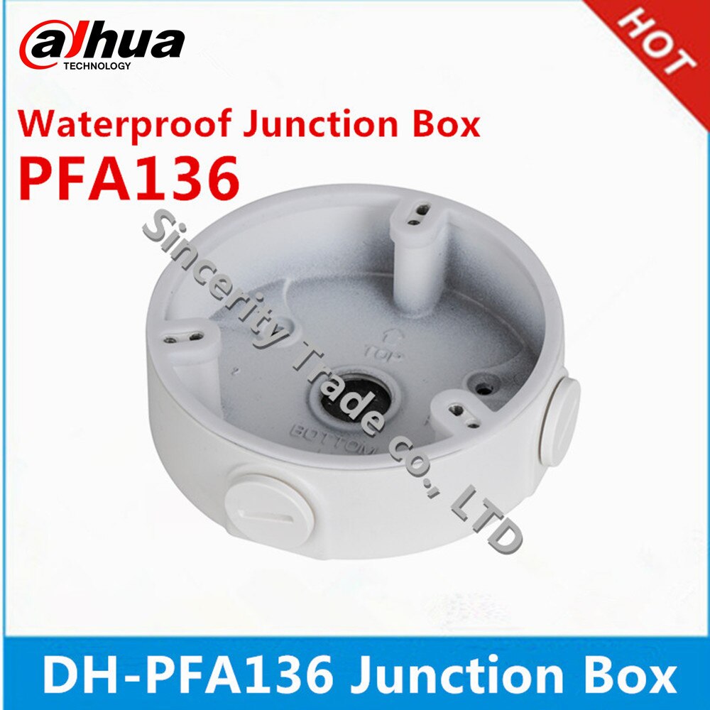 Dahua DH-PFA136 Waterdichte Aansluitdoos Voor Dahua Ip Camera IPC-HDBW1435E-W-S2 & IPC-HDBW2831E-S-S2 Ip Camera