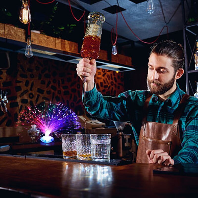 Beautiful Autism LED Light Lamp Multicolour Fibre Optic Relax Changing Style Halloween Party decoration