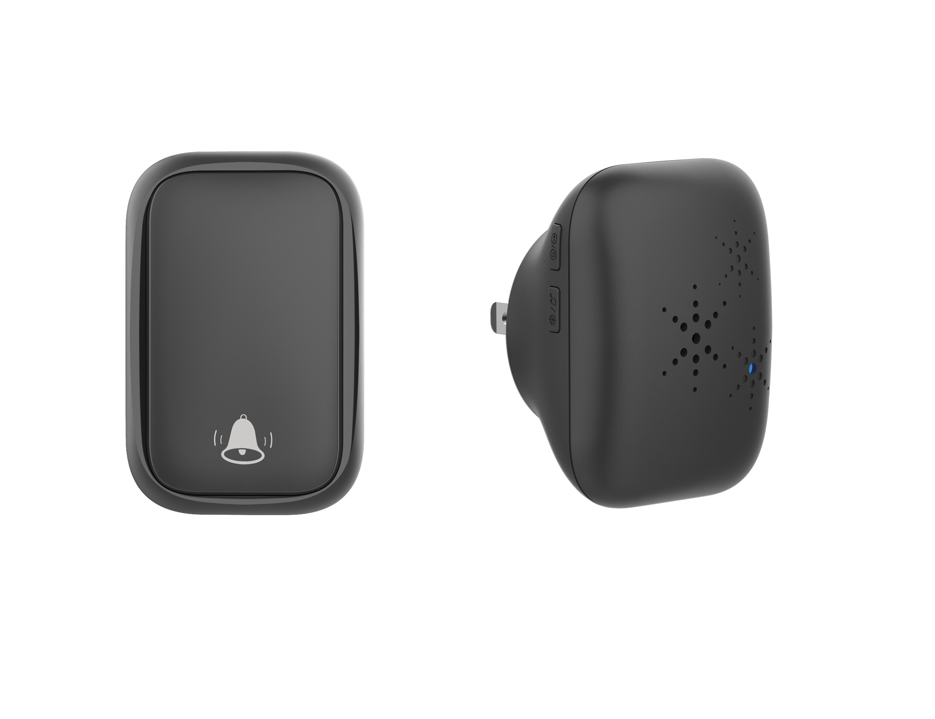 150M Ring Doorbell Wireless Doorbell No Battery Waterproof Self-Powered Door Bell Home Cordless Ring Dong Chime Timbre Calling: black