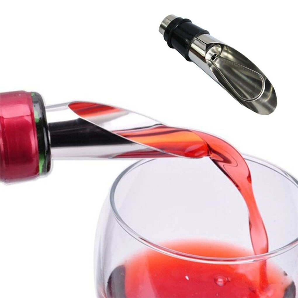 Mini Red Wine Aerator Quick 360 degrees Rotating Wine Pourer Decanter Cap for Bottles Bar Accessories 1pc