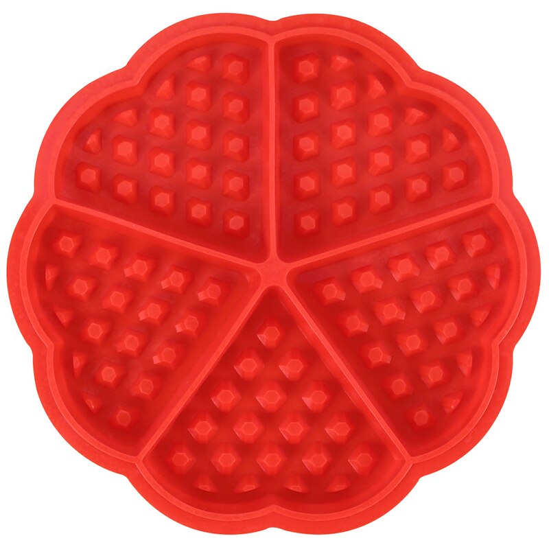 Daisuhoom Vierkante Hartvorm Siliconen Wafel Mold Voor Keuken Non-stick Muffin Rooster Biscuit Cake Bakvormen Mould Cookies Maker
