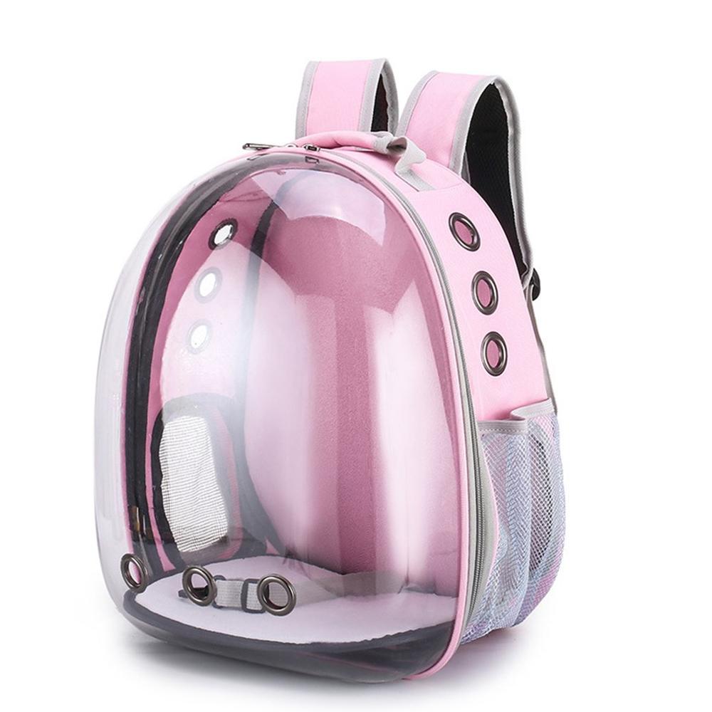 Full Transparent Space Pet Bag Cat Out Panoramic Three-Hole Breathable Portable Chest Shoulder Pet Bag