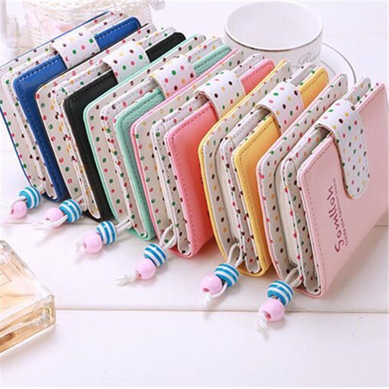 de lujo de las señoras monedero billeteras de las mujeres pequeña cartera palos Portomonee combinación Lady Short Carter A78