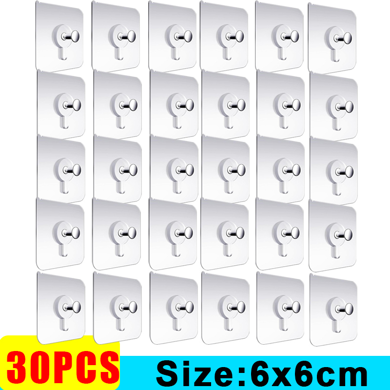 Ganchos adhesivos fuertes, soporte para marco de fotos, póster, reloj, sin ganchos de perforación, hogar, cocina, baño, colgador impermeable, ganchos de tornillo