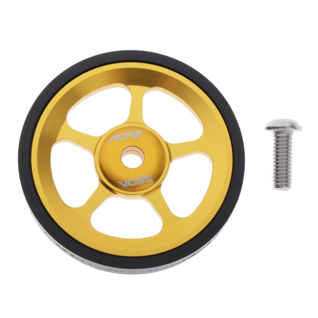 Premium easywheel & bouten voor brompton vouwfiets accessoires: Goud
