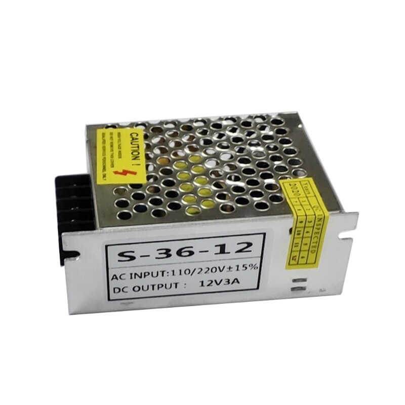 AC 100-260V Zu DC 12V 3A 36W Schalter Netzteil Treiber Adapter LED Streifen Licht l41E