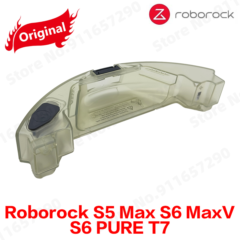 Roborock S5 Max S6 MaxV S6 PURE T7 Robot Vacuum Cleaner Spare Parts Water Tank Mop Rack Mop Cloth Replacement Accessories: light yellow