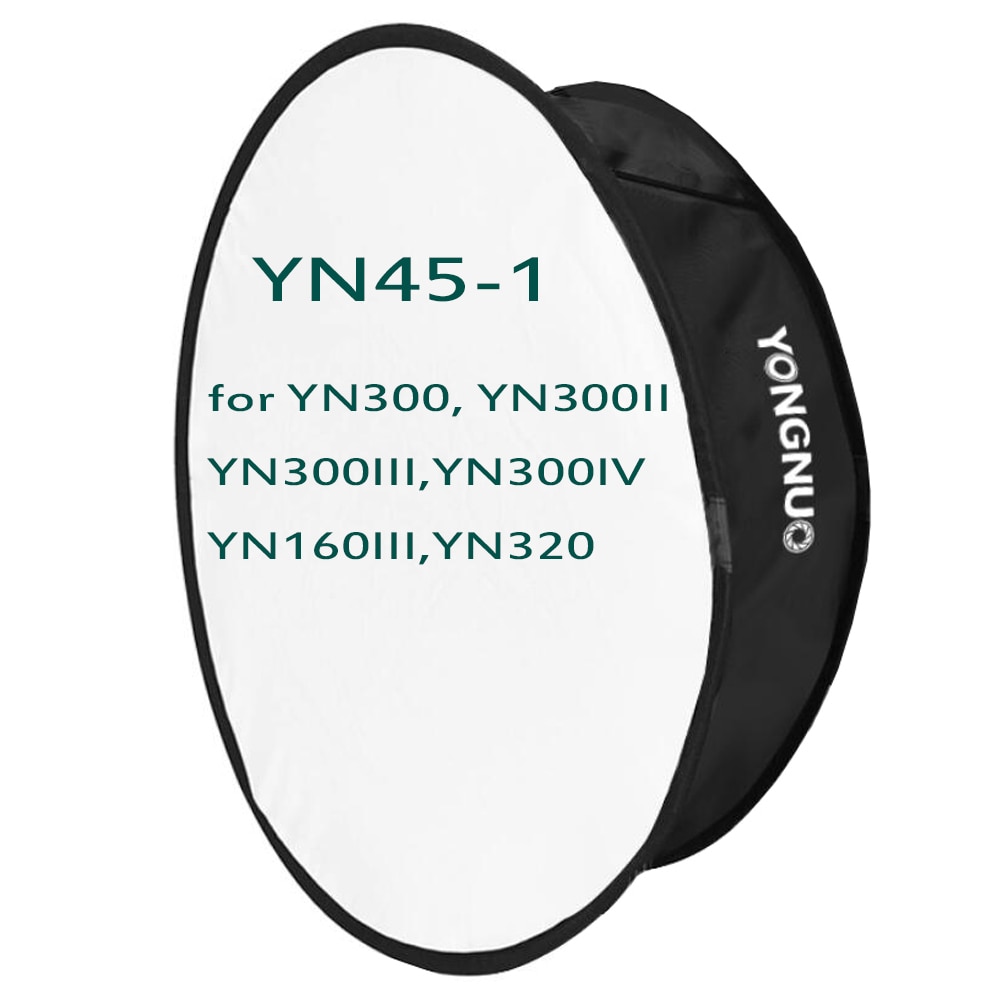Difusor Softbox Yongnuo para luz LED de vídeo YN300 YN300II YN300III YN300IV YN160III YN320 YN600L YN600LII YN900 iluminación de relleno: Beige