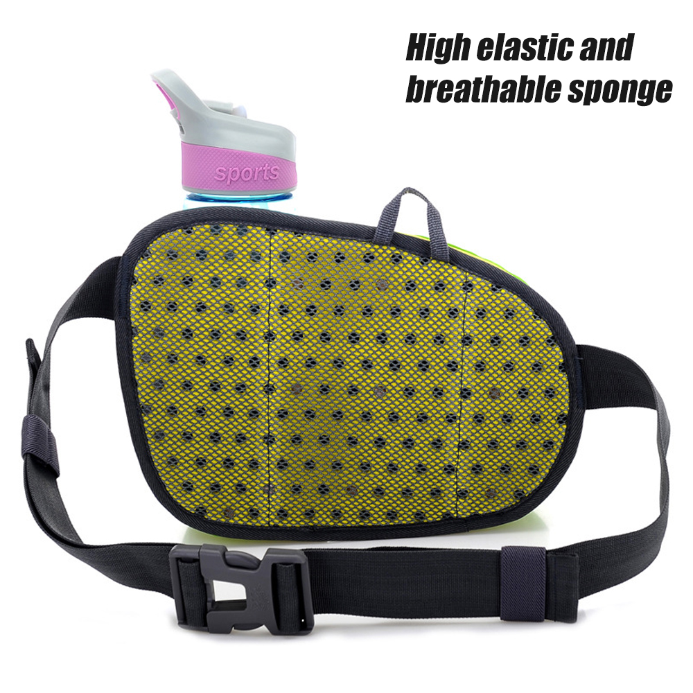 1 Stück Sport-Hüfttasche für Damen und Herren mit Wasserflaschenhalter, Wander-Hüfttasche zum Laufen, Gehen, DogWalking, Reisen, Radfahren