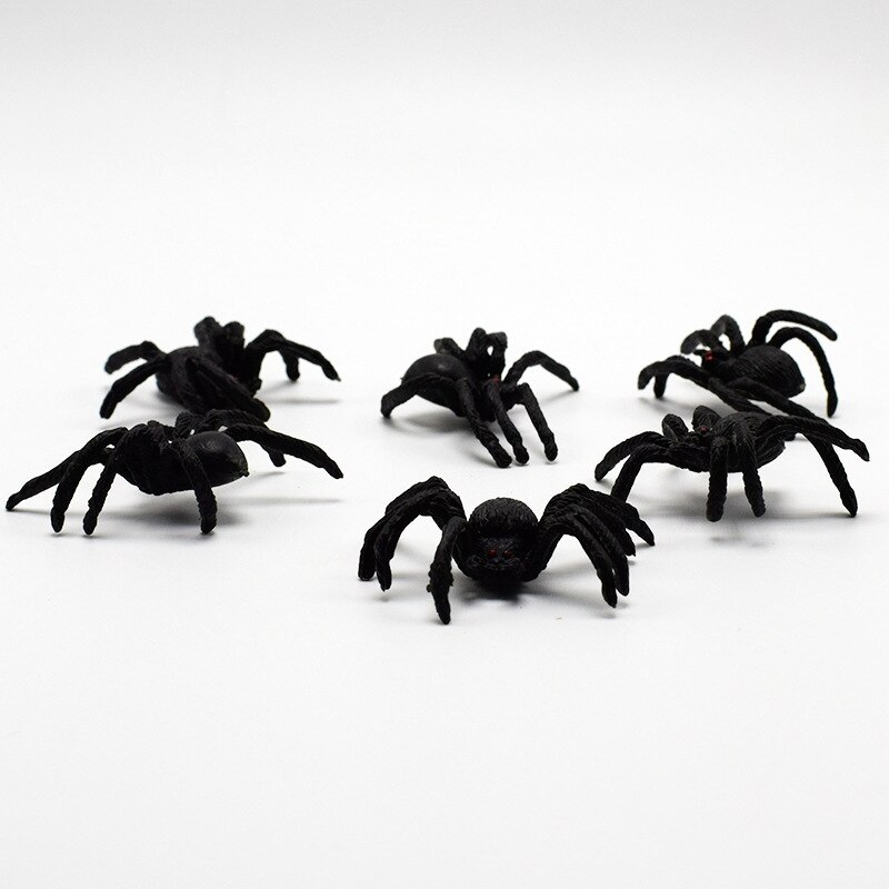 1Pc Pvc Kunstmatige Spider Insect Dier Model Kuso Prank Grappige Truc Grap Speelgoed