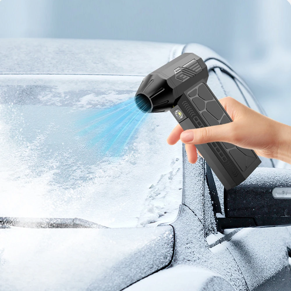 Draadloze hogesnelheidsföhn voor motorfietsen 130000 RPM, hand in hand draagbare stofverwijdering en reiniging/drogen op regenachtige dagen