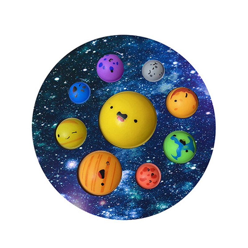 Mini simulazione Planet Fidget Toy semplice fossetta sensoriale Fidget giocattoli Kawaii colore Simpl Dimmer spremere allevia lo Stress ansia giocattolo: 04