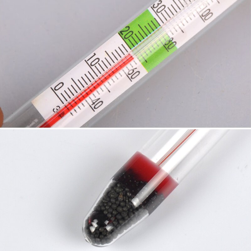 Tauch Thermometer für Glas Aquarium, Zubehör für Wasser Temperatur Messung, Wasserdicht Saugnapf