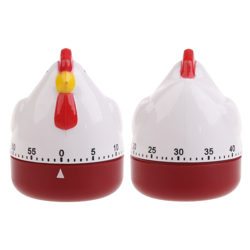 Leuke kip vorm keuken kooktimer mechanische aftelklok alarm herinnering tool home decor kookgereedschap