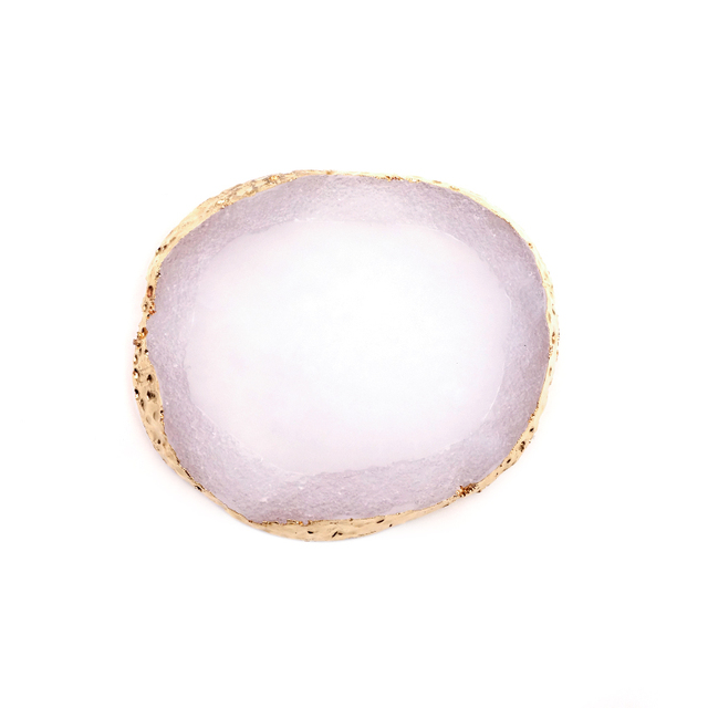 1pcs Paint Palette Resin Agate Stone Nail Art Color Gel Polish Pallet Nail Display Board Showing Shelf Manicure Tool: army green