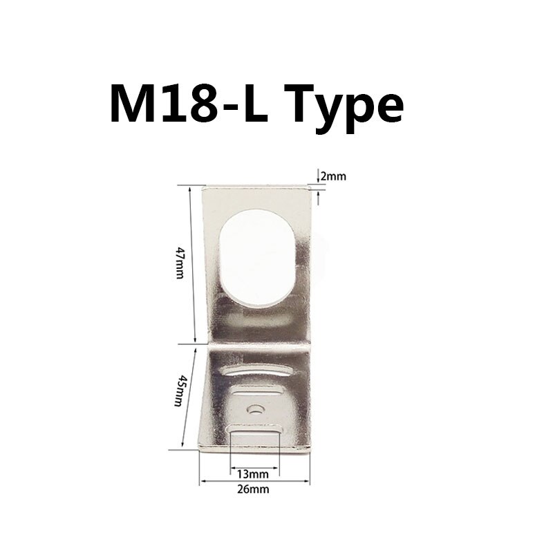 Approach Sensor bracket proximity sensor switch holder photoelectric sensor switch fix support M8L/H M12L/H M18L/H M30L/H: M18-L