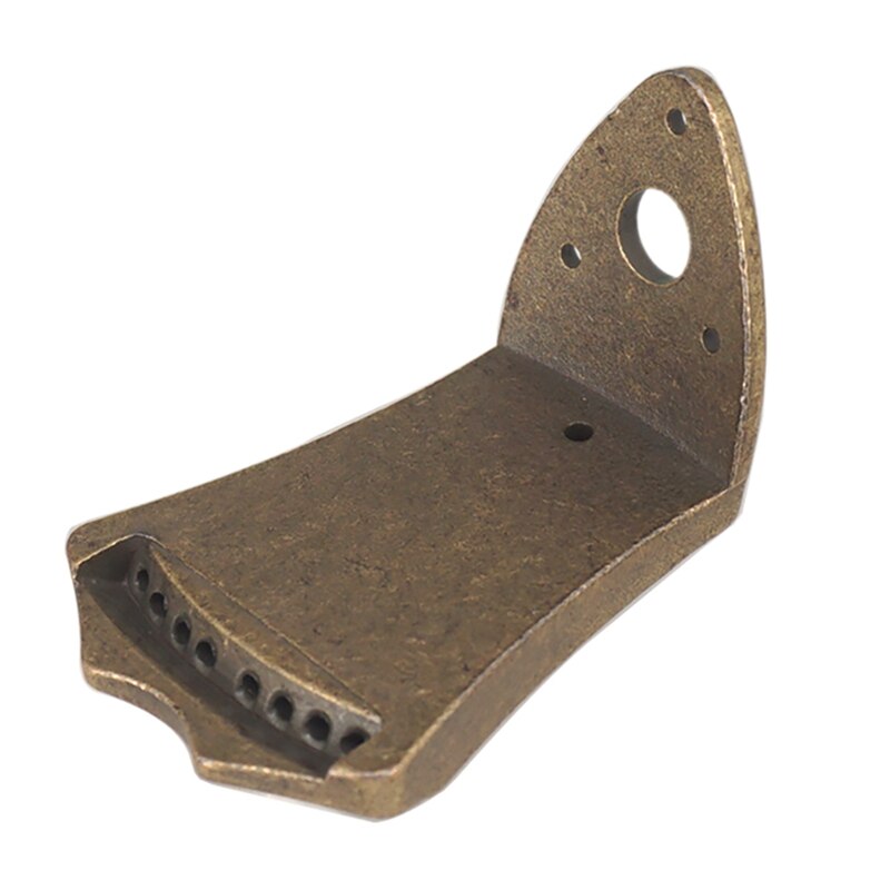 Brons Metalen Driehoek Mandoline Staartstuk Onderdelen Voor 8 String Gebogen Top Mandoline Vervanging