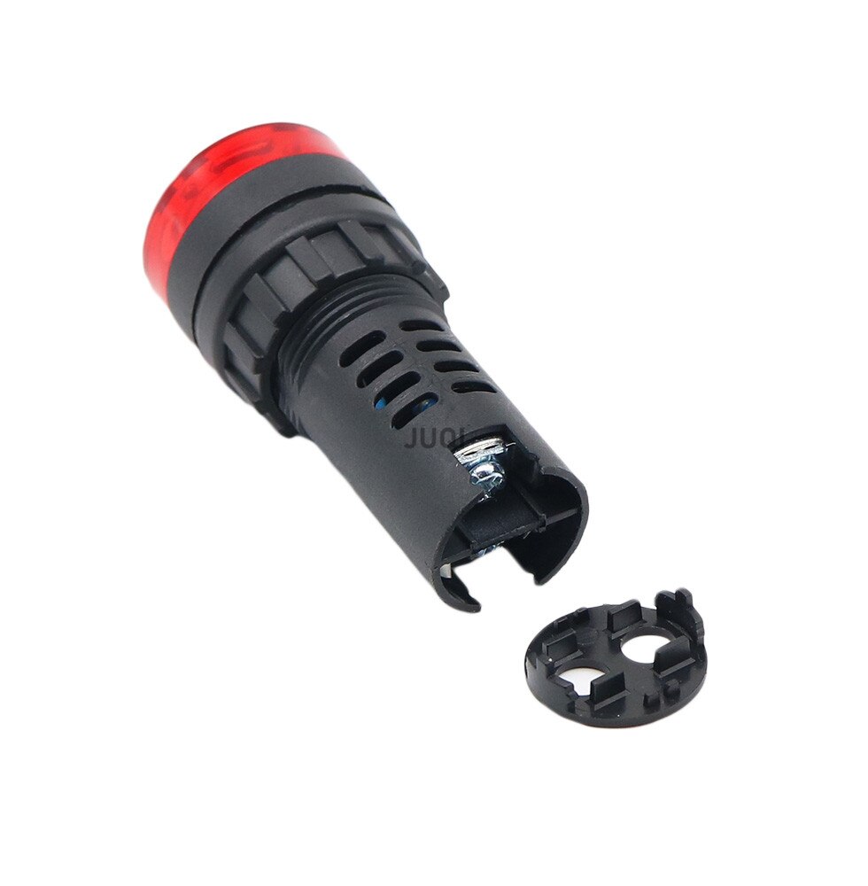 10PCS AD16-22SM Audible and visual alarm 12V 24V 110V 220V 22mm Flash Signal Light LED Active Buzzer Beep Indicator