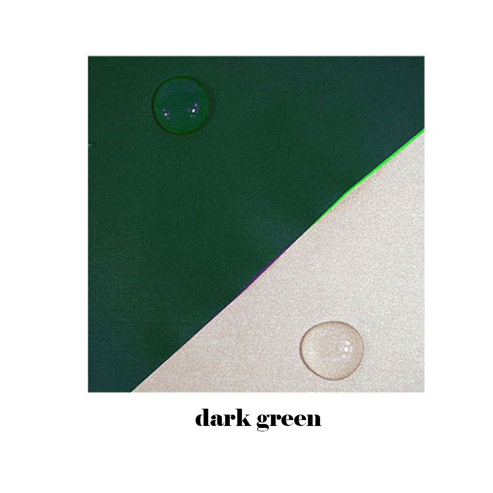 Silber Beschichtet Blackout Stoff Nylon Stoff Wasserdicht Polyester Regenschirm Drachen Wimpel DIY draussen Lager Zelt Sitz Abdeckung Material: dunkel Grün