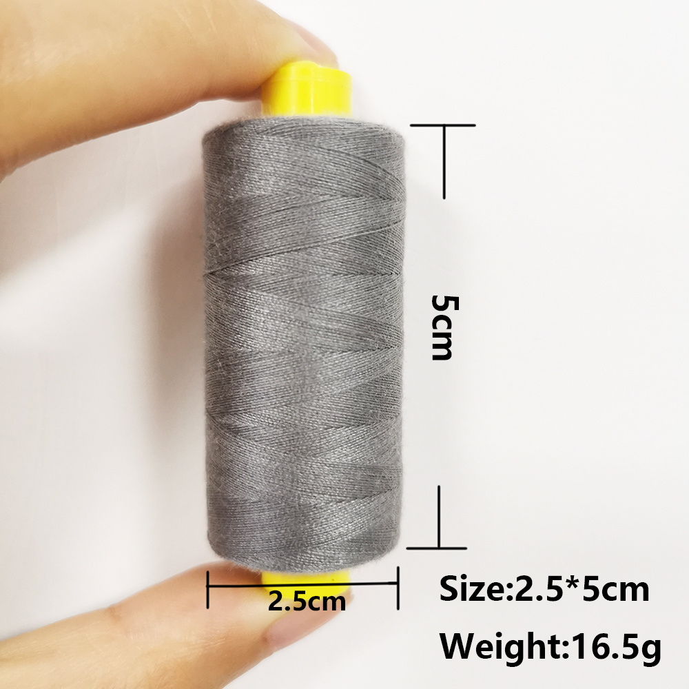 Sanbest Spun Polyester Sewing Thread 500 Meters 40s/2 High Speed Hand Stitching Sewing Machine Overlocking Threads Home