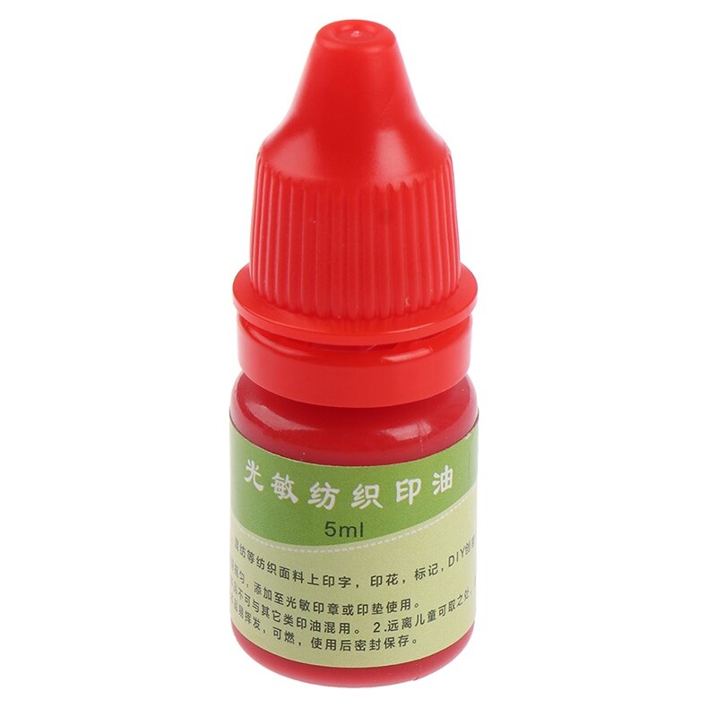 Tinta textil impermeable para estudiantes y niños, sello de nombre, impresión en ropa, lavado, 1 unidad, 5ml: RD
