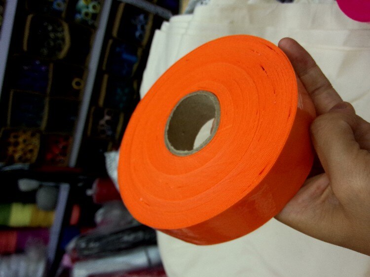3cm 60 meter Unfolded Cotton Polyester Bias Binding Tapes Patchwork Trim Covered Insertion Upholstery Sewing Textile Webbing: orange