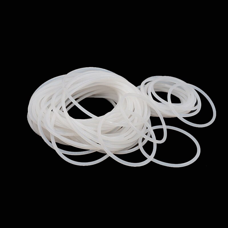 Joint torique en Silicone blanc, 3mm, OD105/110/115/120/125/130/135/140/150/170x3mm, joint d&#39;étanchéité en caoutchouc
