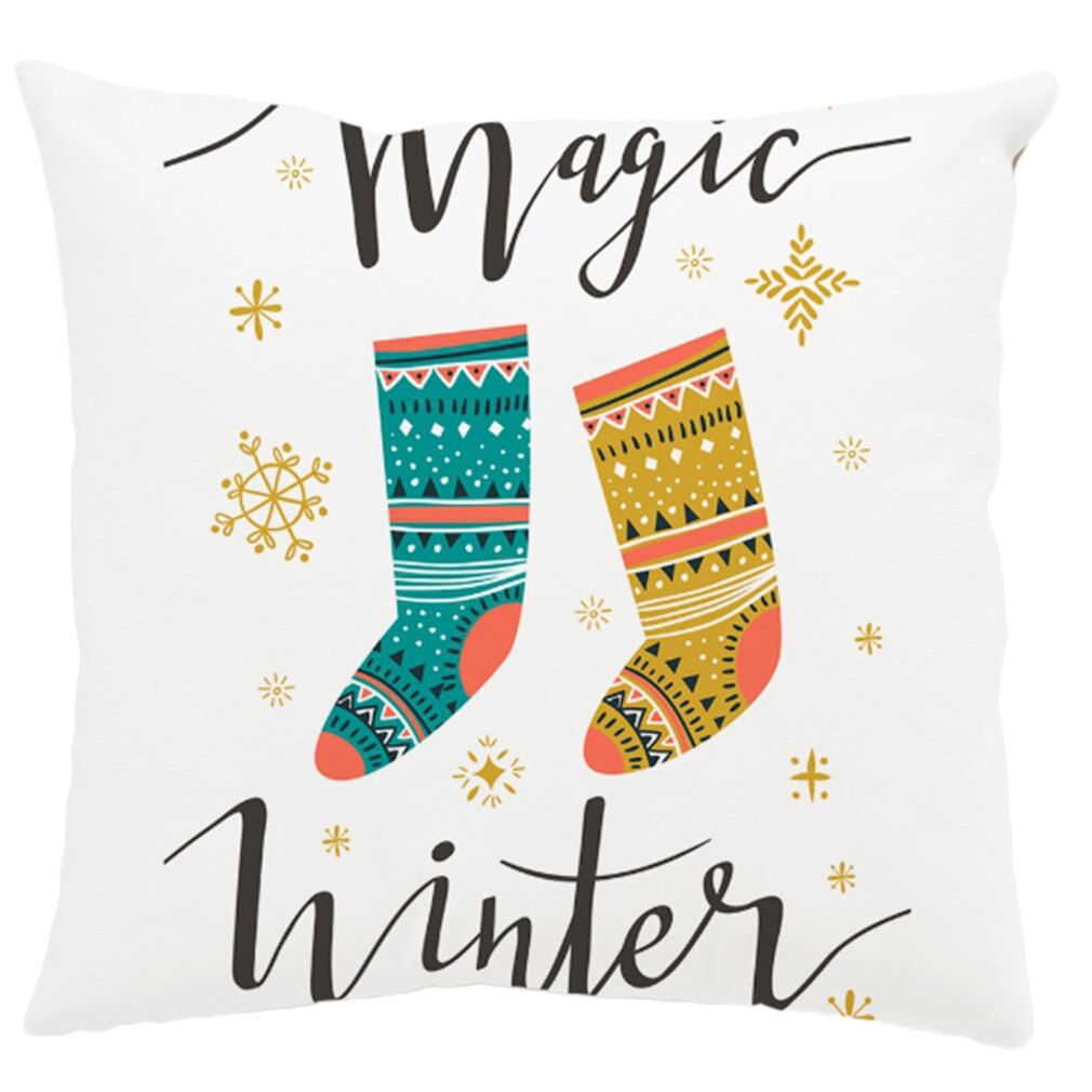 Taie d'oreiller de noël avec beau motif coussin de noël canapé taie d'oreiller chambre décoration coussin taie d'oreiller: 1