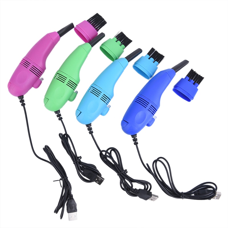 1 limpiador de PC multifuncional USB, limpiador de portátil para coche, juego de herramientas de limpieza para quitar el polvo, cepillo para hogar y oficina