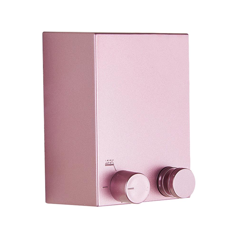 Retractable Clothesline Adjustable Stainless Steel Rope Drill-Free Wall Mounted Clothes Dryer for Hotel Balcony Indoor: Pink