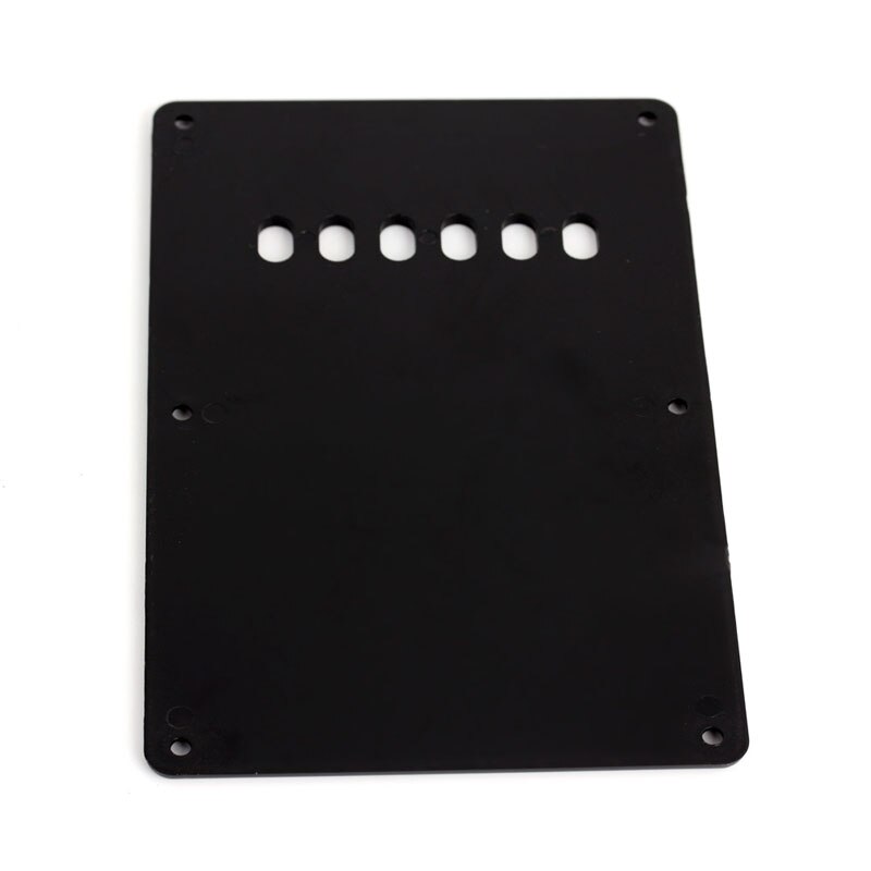 Ply Single Black Guitar Tremolo Spring Backplate Cover For Black Electric Guitar Y4UB
