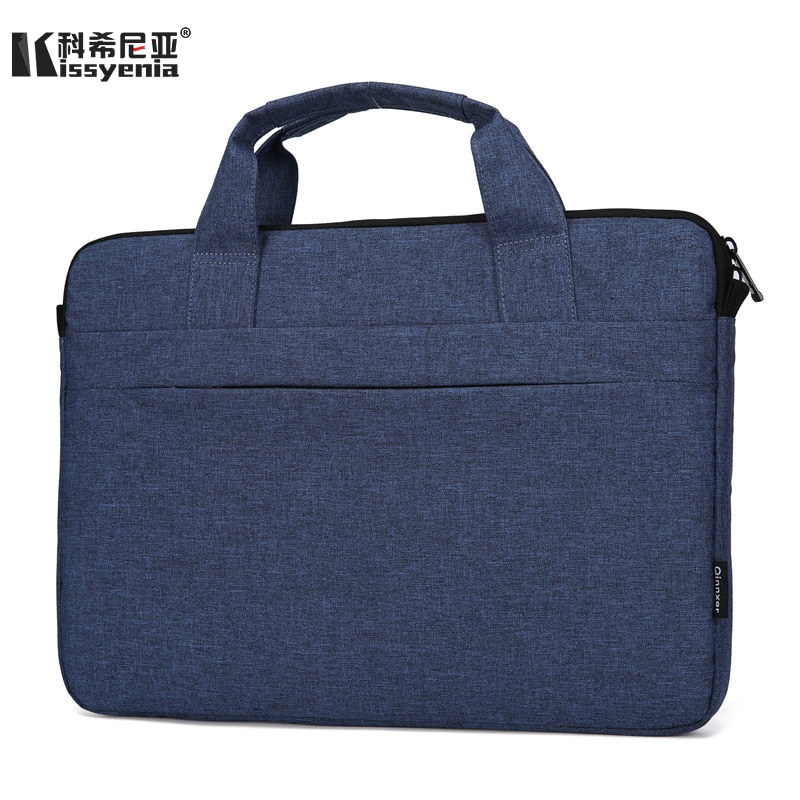 Kissyenia Slim Laptop Briefcase for Macbook Air Pro A4 Paper Travel Handbag Men Business Portable Portfolio Bags KS1011