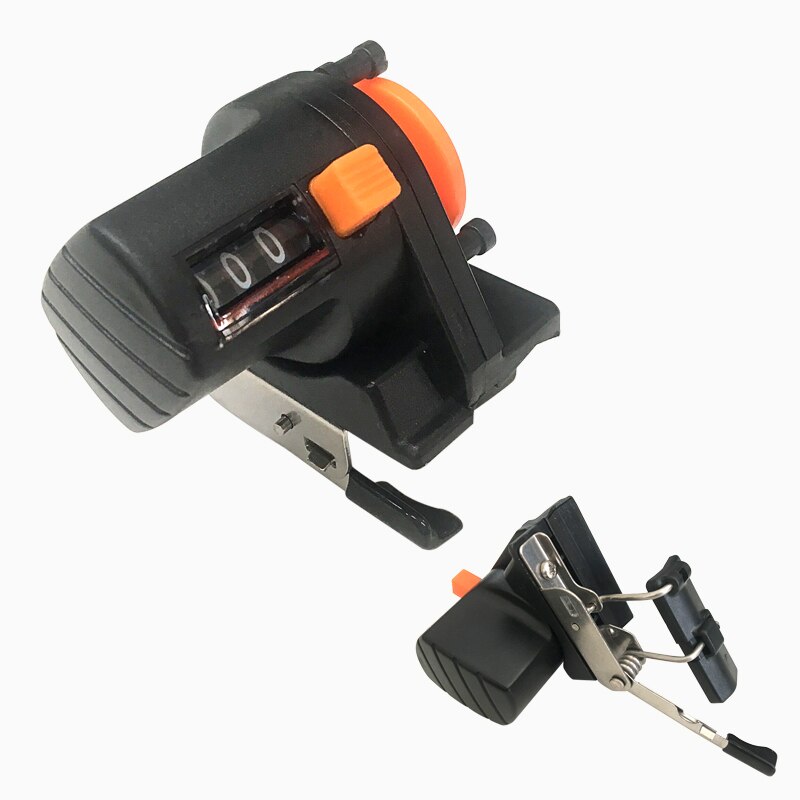 Fishfinder wire måler 0-999m bærbar meter lengde teller verktøy takle fiske line dybde teller digital display lengdemåler